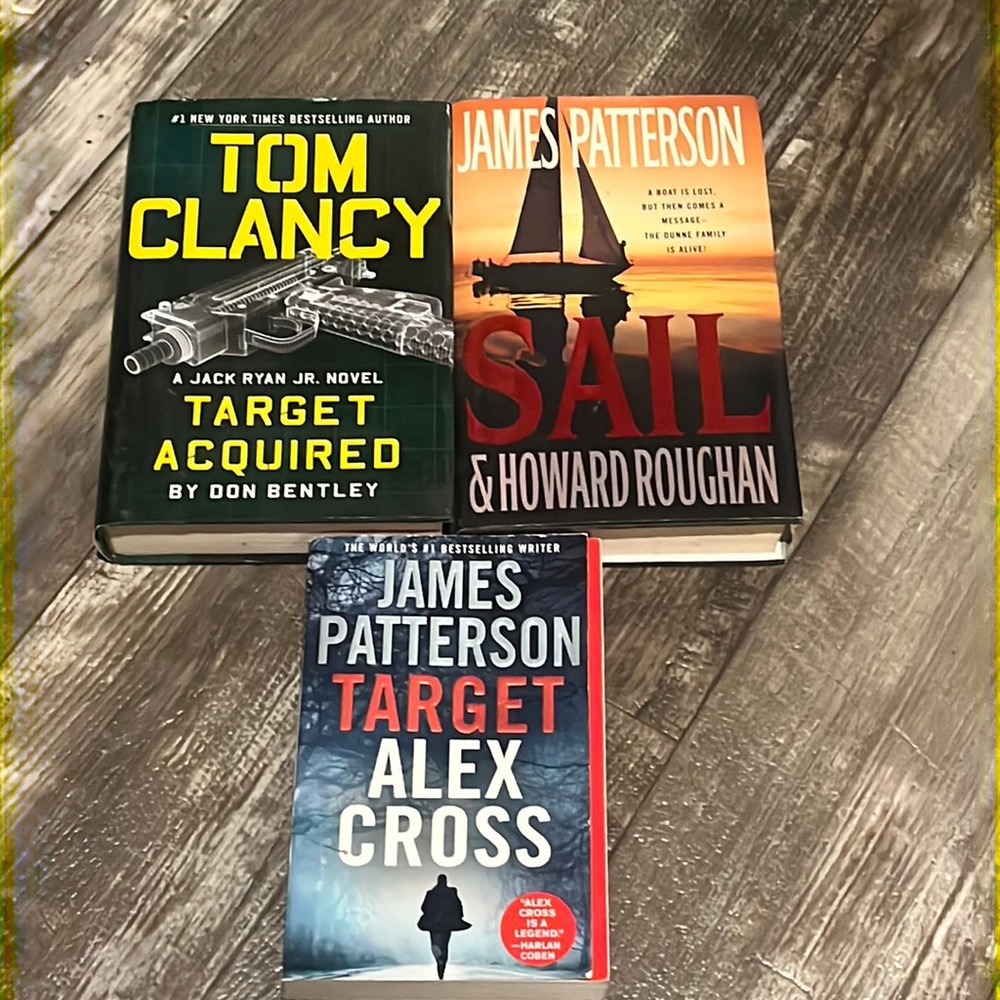 3 book lot
